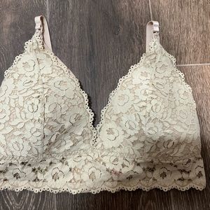 MOMANDA Womens Lace Nursing Bra Wirefree Padded Breastfeeding Maternity Bralette